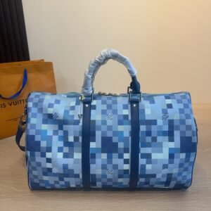 Louis Vuitton Blue Mosaic Checkerboard Travel Bag – Pharrell Limited Edition