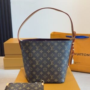 Louis Vuitton Allin BB Bucket Bag – Monogram Canvas & Matching Pouch