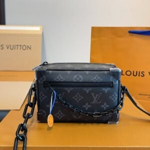 Louis Vuitton Mini Soft Trunk – Monogram Eclipse & Black Chain